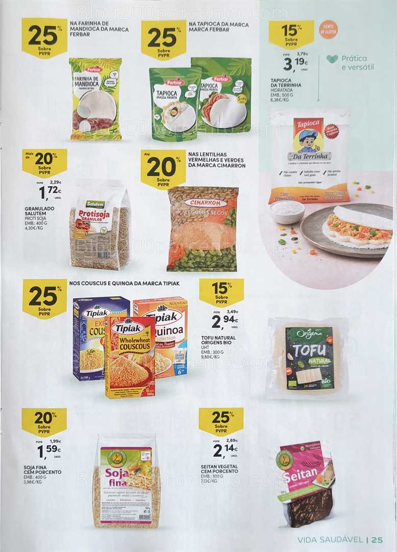 Antevisão Folheto CONTINENTE Vida Saudável Promoções de 20 janeiro a 1 fevereiro