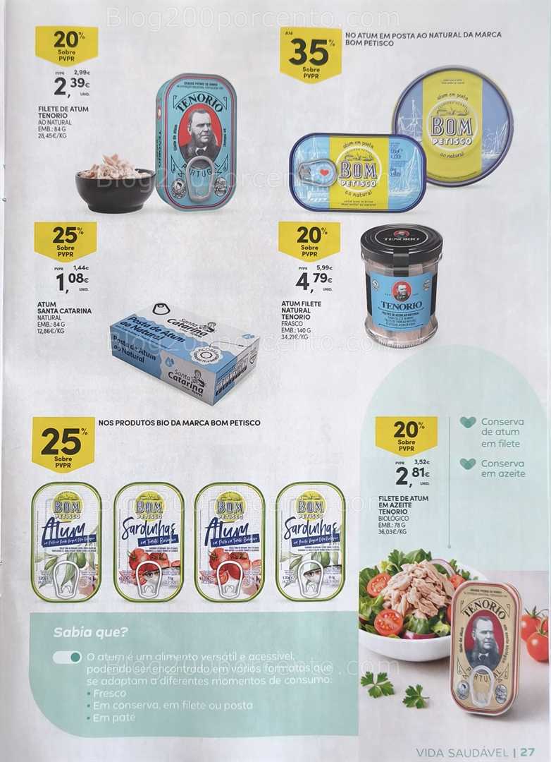 Antevisão Folheto CONTINENTE Vida Saudável Promoções de 20 janeiro a 1 fevereiro