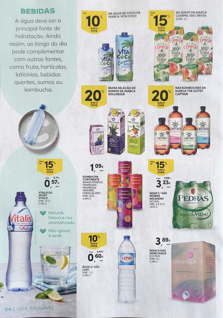Antevisão Folheto CONTINENTE Vida Saudável Promoções de 20 janeiro a 1 fevereiro