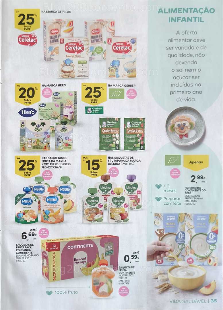Antevisão Folheto CONTINENTE Vida Saudável Promoções de 20 janeiro a 1 fevereiro