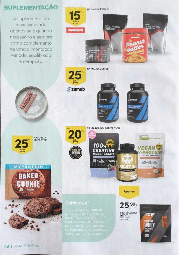 Antevisão Folheto CONTINENTE Vida Saudável Promoções de 20 janeiro a 1 fevereiro