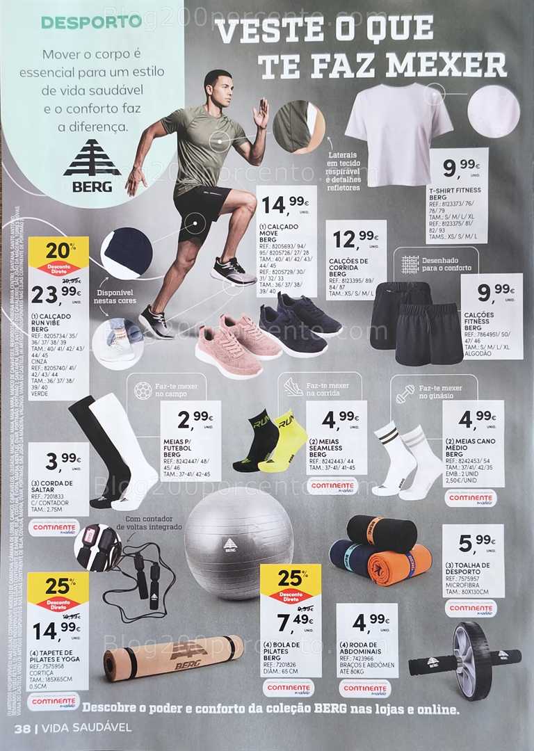 Antevisão Folheto CONTINENTE Vida Saudável Promoções de 20 janeiro a 1 fevereiro
