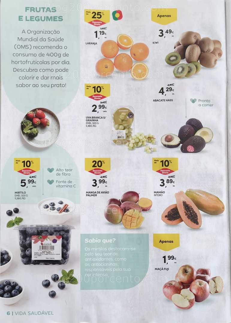 Antevisão Folheto CONTINENTE Vida Saudável Promoções de 20 janeiro a 1 fevereiro