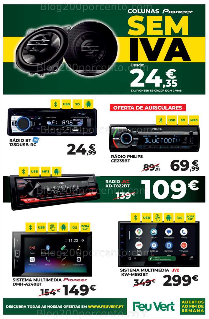 Antevisão Folheto FEU VERT Auto Promoções de 22 janeiro a 4 fevereiro