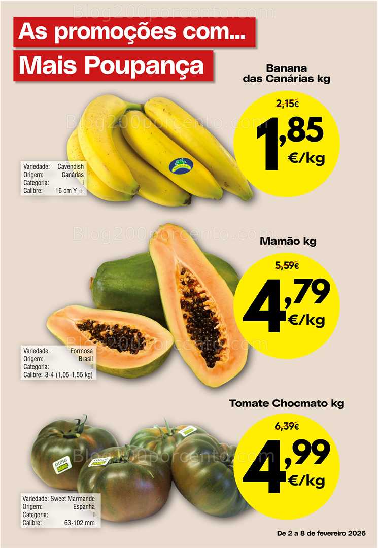 Antevisão Folheto FROIZ Promoções de 2 a 8 fevereiro