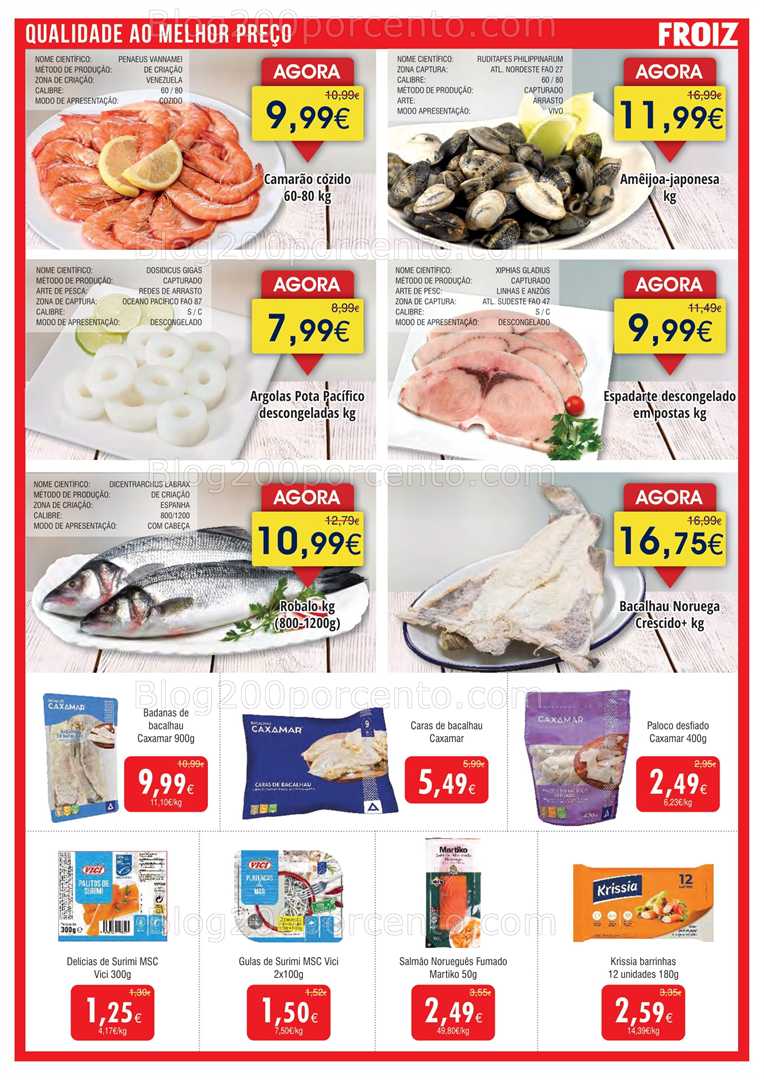 Antevisão Folheto FROIZ Promoções de 23 janeiro a 11 fevereiro