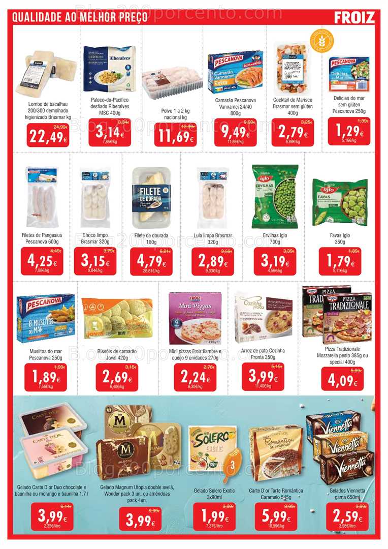 Antevisão Folheto FROIZ Promoções de 23 janeiro a 11 fevereiro
