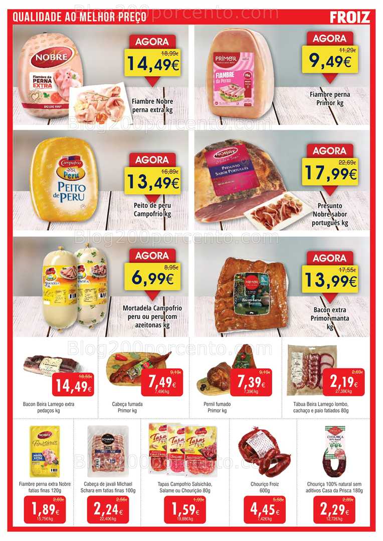 Antevisão Folheto FROIZ Promoções de 23 janeiro a 11 fevereiro