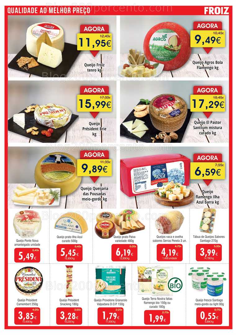 Antevisão Folheto FROIZ Promoções de 23 janeiro a 11 fevereiro