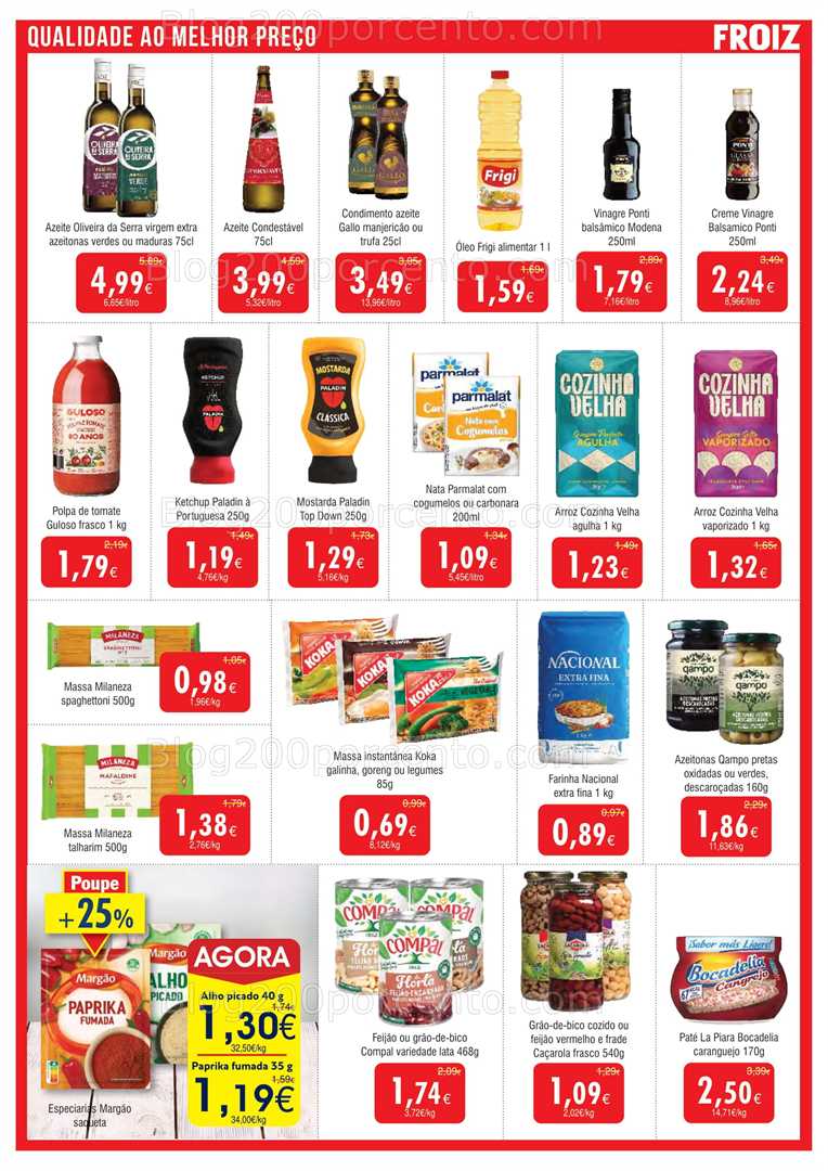 Antevisão Folheto FROIZ Promoções de 23 janeiro a 11 fevereiro