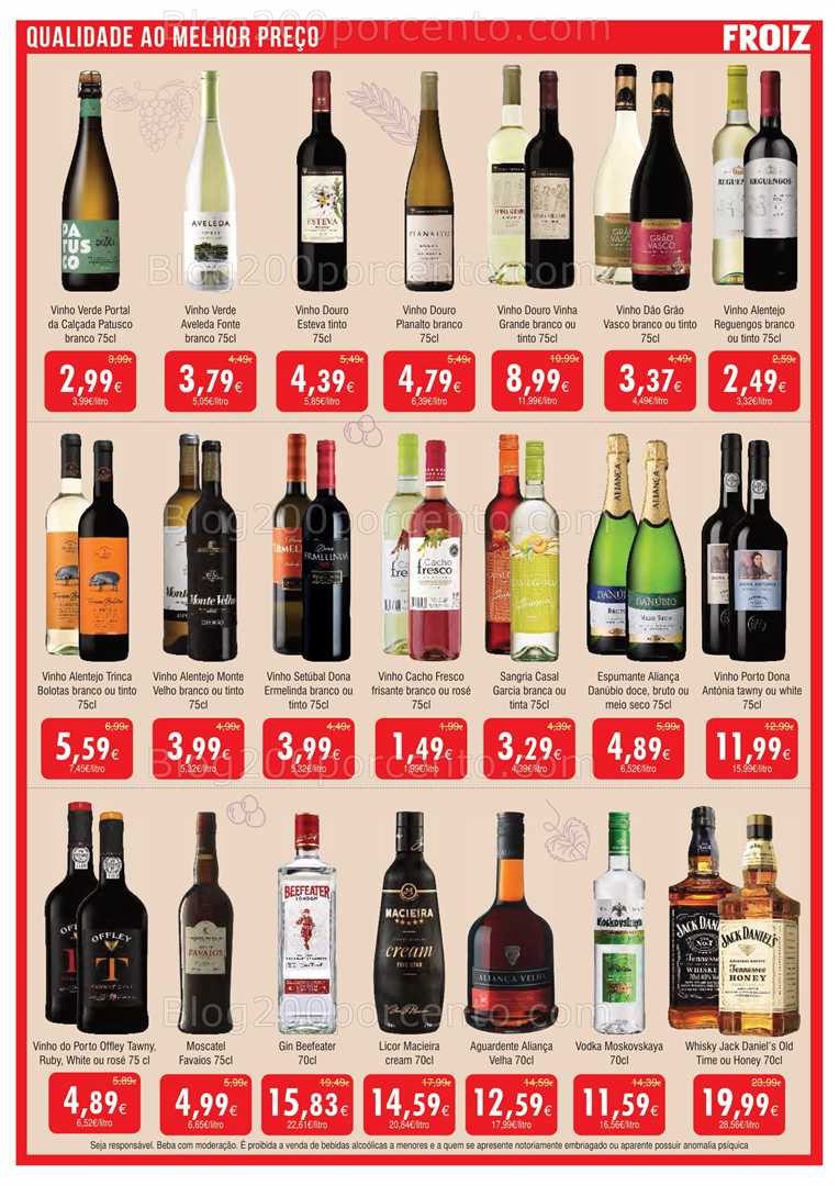 Antevisão Folheto FROIZ Promoções de 23 janeiro a 11 fevereiro