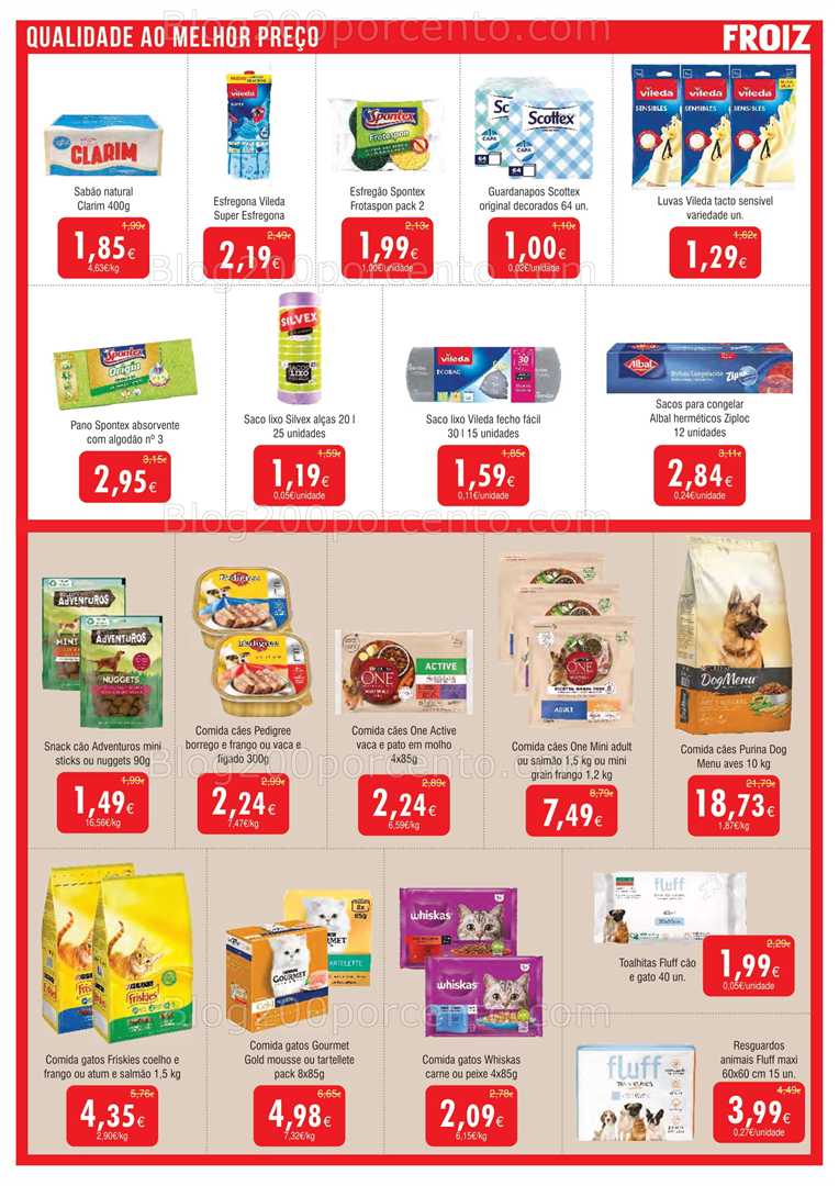 Antevisão Folheto FROIZ Promoções de 23 janeiro a 11 fevereiro