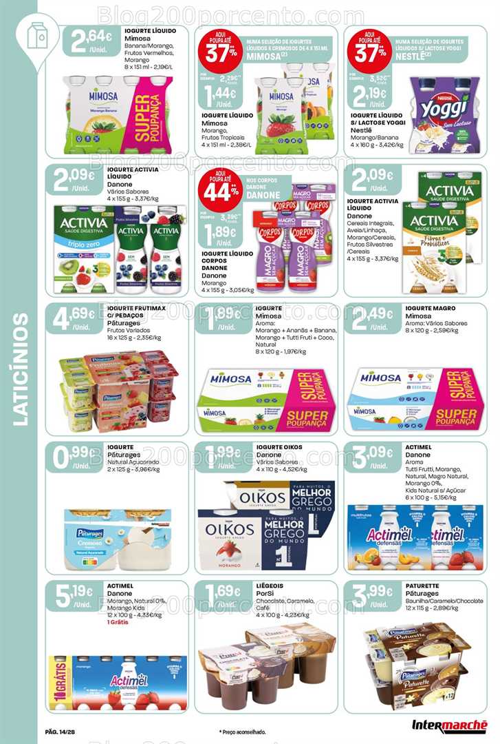 Antevisão Folheto INTERMARCHÉ Contact Promoções de 15 a 21 janeiro