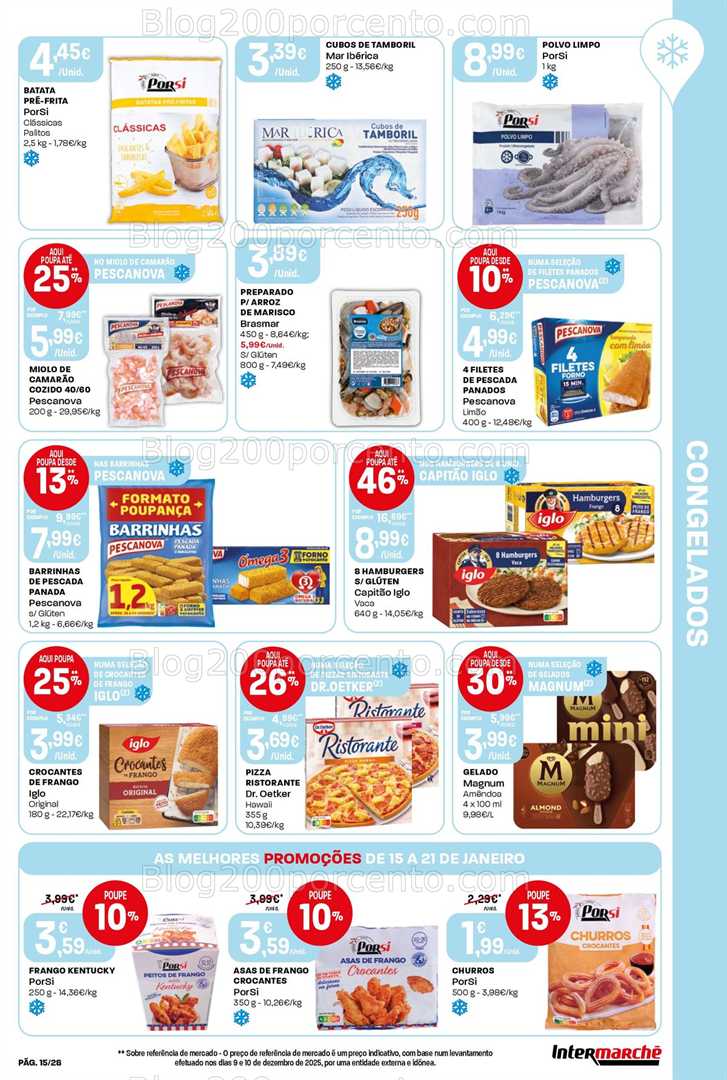 Antevisão Folheto INTERMARCHÉ Contact Promoções de 15 a 21 janeiro