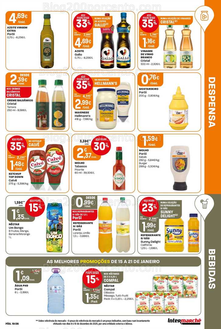 Antevisão Folheto INTERMARCHÉ Contact Promoções de 15 a 21 janeiro