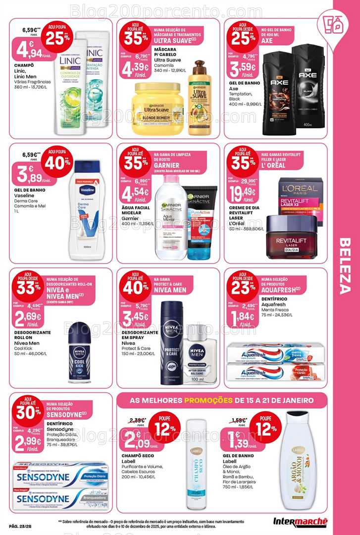 Antevisão Folheto INTERMARCHÉ Contact Promoções de 15 a 21 janeiro
