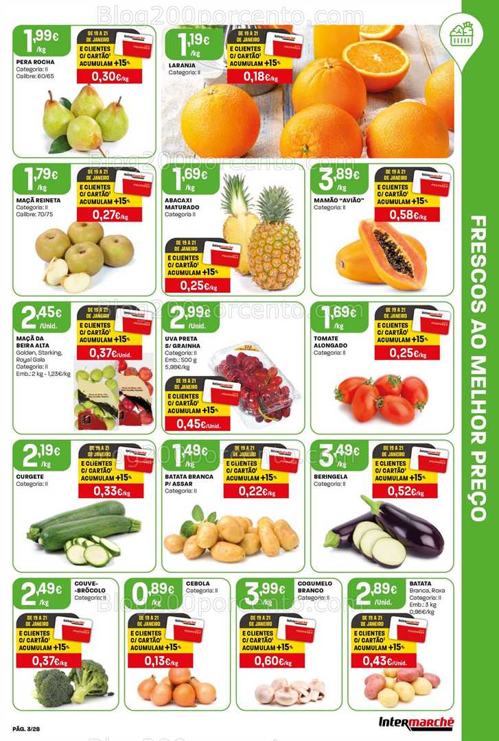 Antevisão Folheto INTERMARCHÉ Contact Promoções de 15 a 21 janeiro