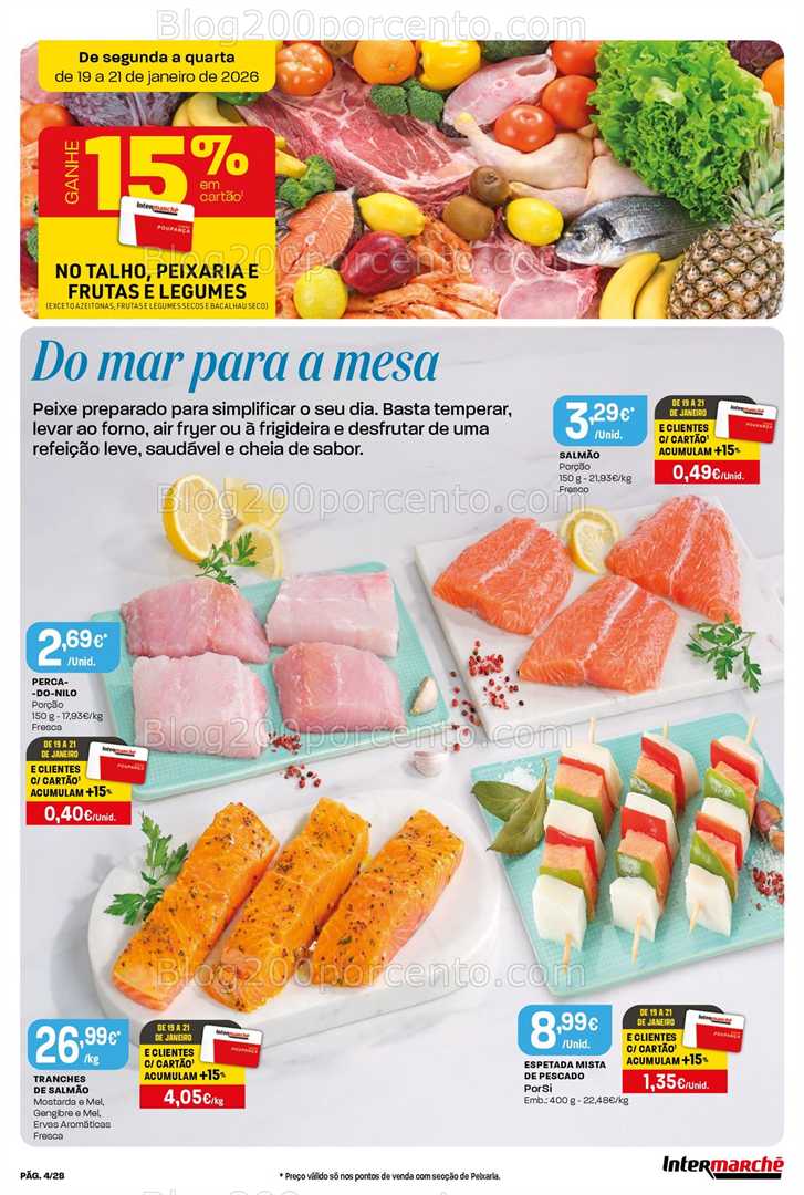 Antevisão Folheto INTERMARCHÉ Contact Promoções de 15 a 21 janeiro
