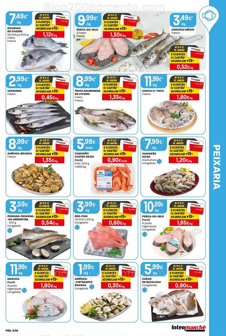 Antevisão Folheto INTERMARCHÉ Contact Promoções de 15 a 21 janeiro