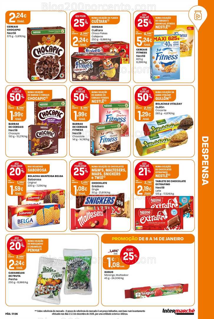 Antevisão Folheto INTERMARCHÉ Contact Promoções de 8 a 14 janeiro