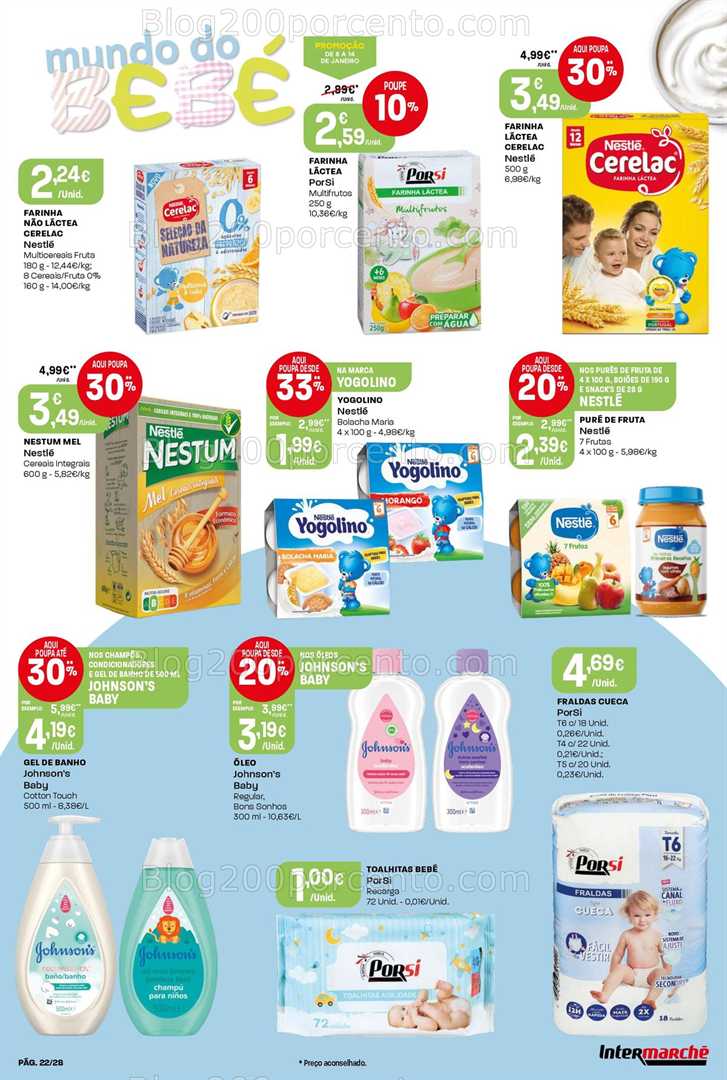 Antevisão Folheto INTERMARCHÉ Contact Promoções de 8 a 14 janeiro