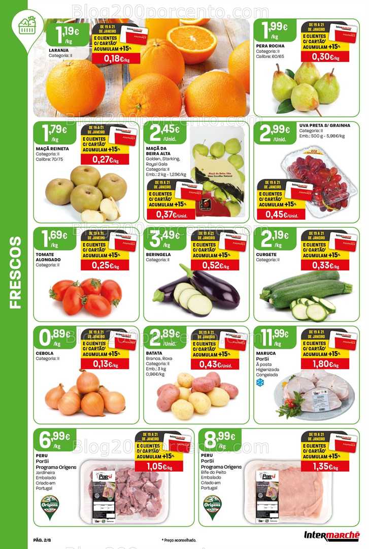 Antevisão Folheto INTERMARCHÉ Mini Promoções de 15 a 21 janeiro