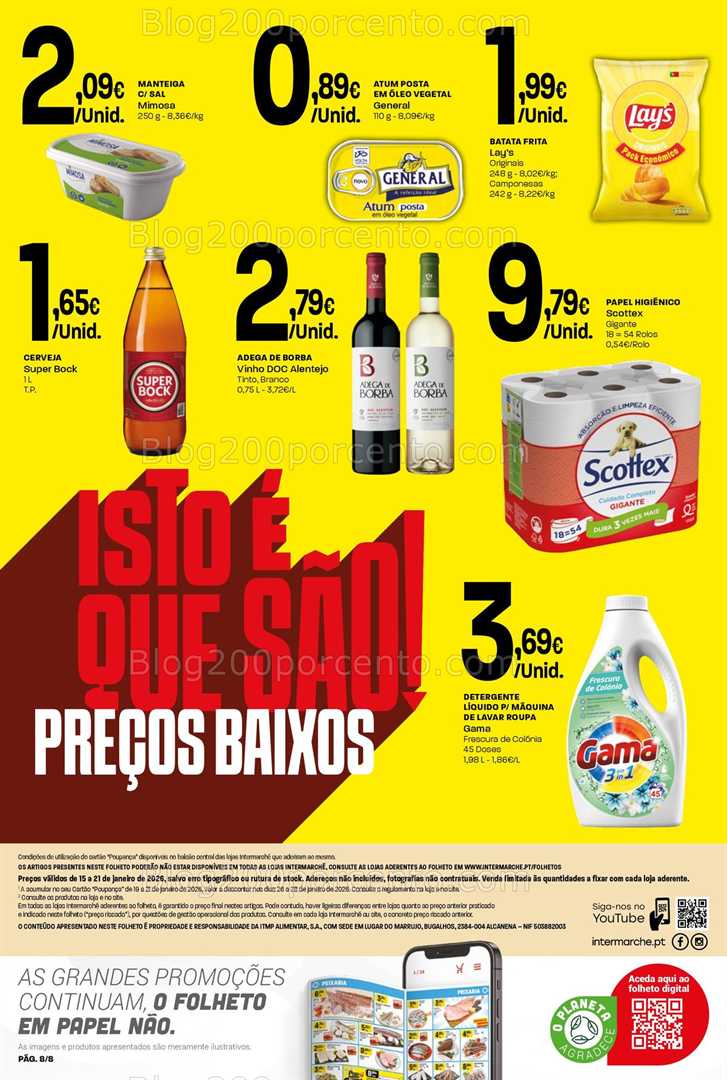 Antevisão Folheto INTERMARCHÉ Mini Promoções de 15 a 21 janeiro
