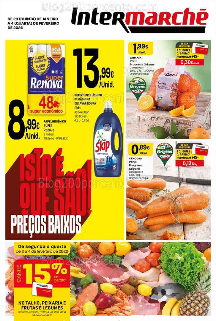 Antevisão Folheto INTERMARCHÉ Mini Promoções de 29 janeiro a 4 fevereiro