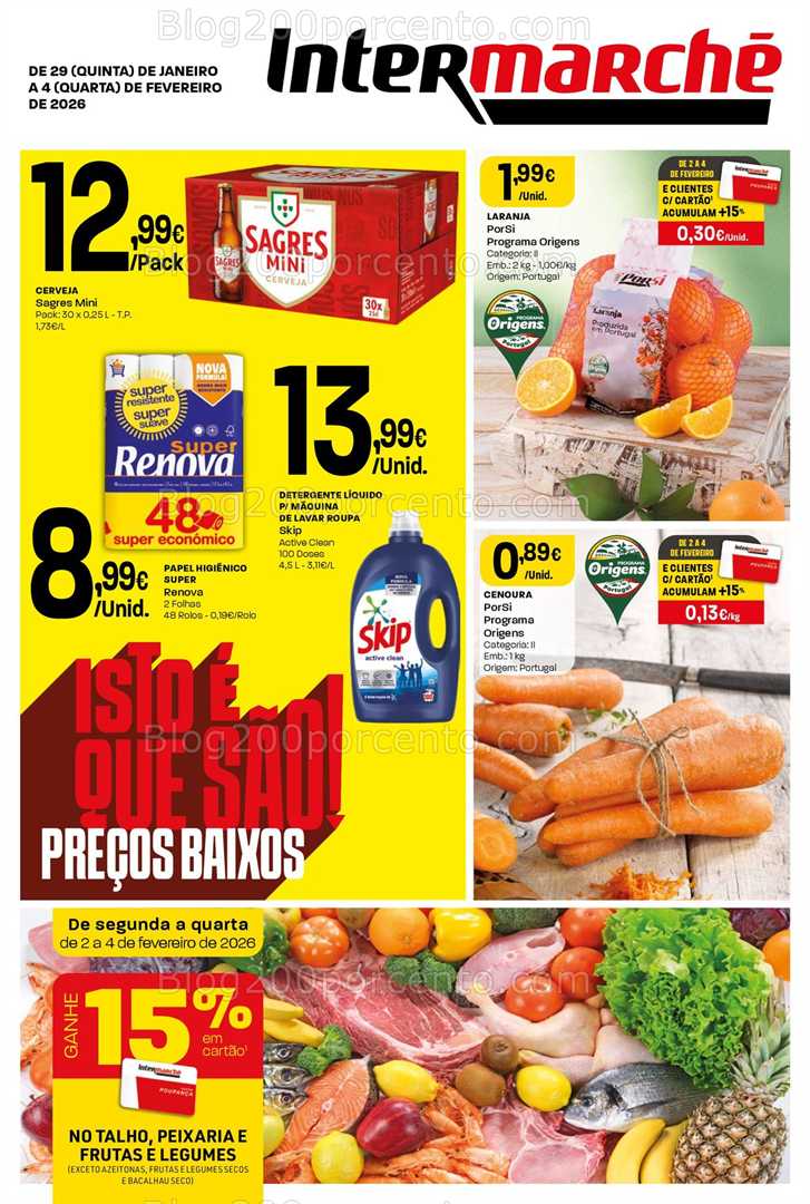 Antevisão Folheto INTERMARCHÉ Mini Promoções de 29 janeiro a 4 fevereiro