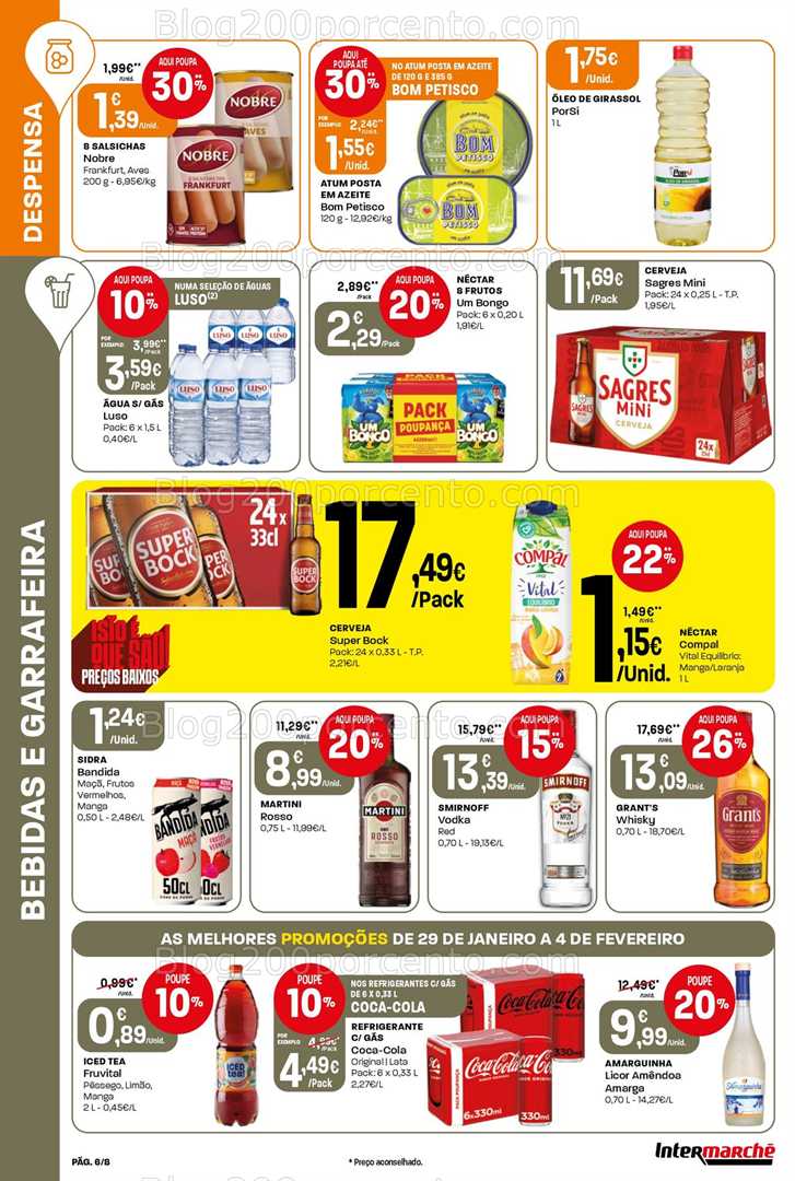 Antevisão Folheto INTERMARCHÉ Mini Promoções de 29 janeiro a 4 fevereiro