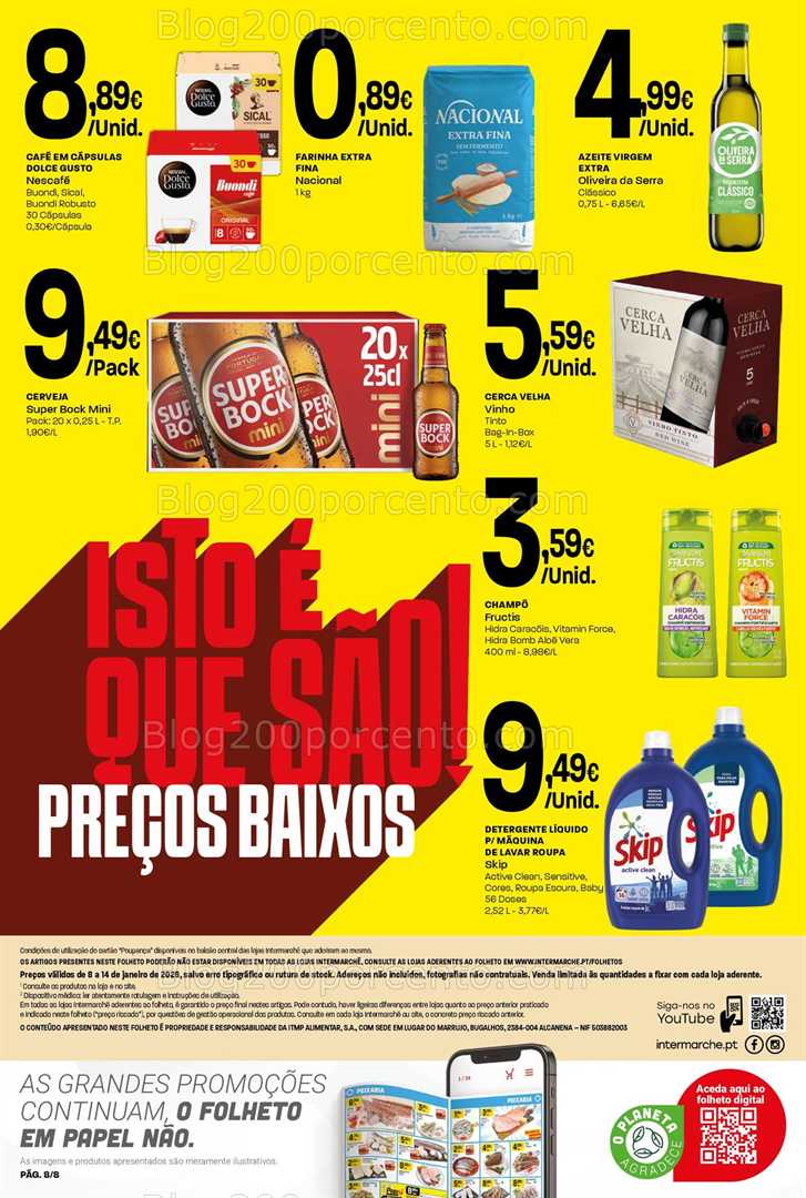 Antevisão Folheto INTERMARCHÉ Mini Promoções de 8 a 14 janeiro