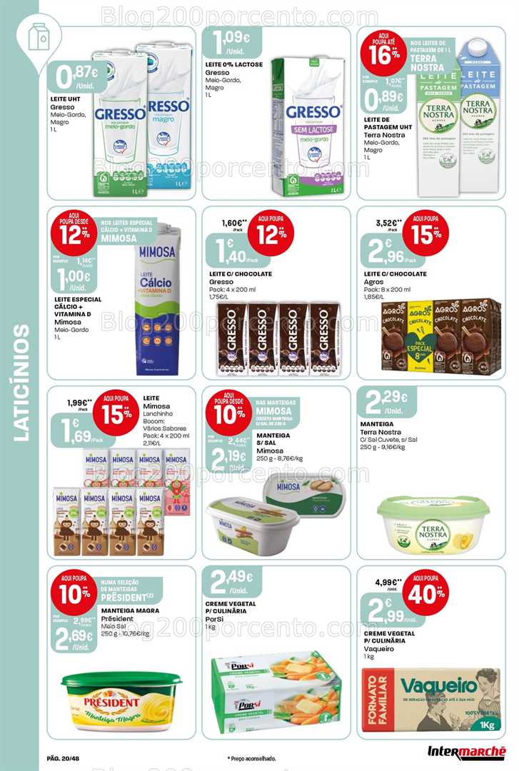 Antevisão Folheto INTERMARCHÉ Super Promoções de 15 a 21 janeiro
