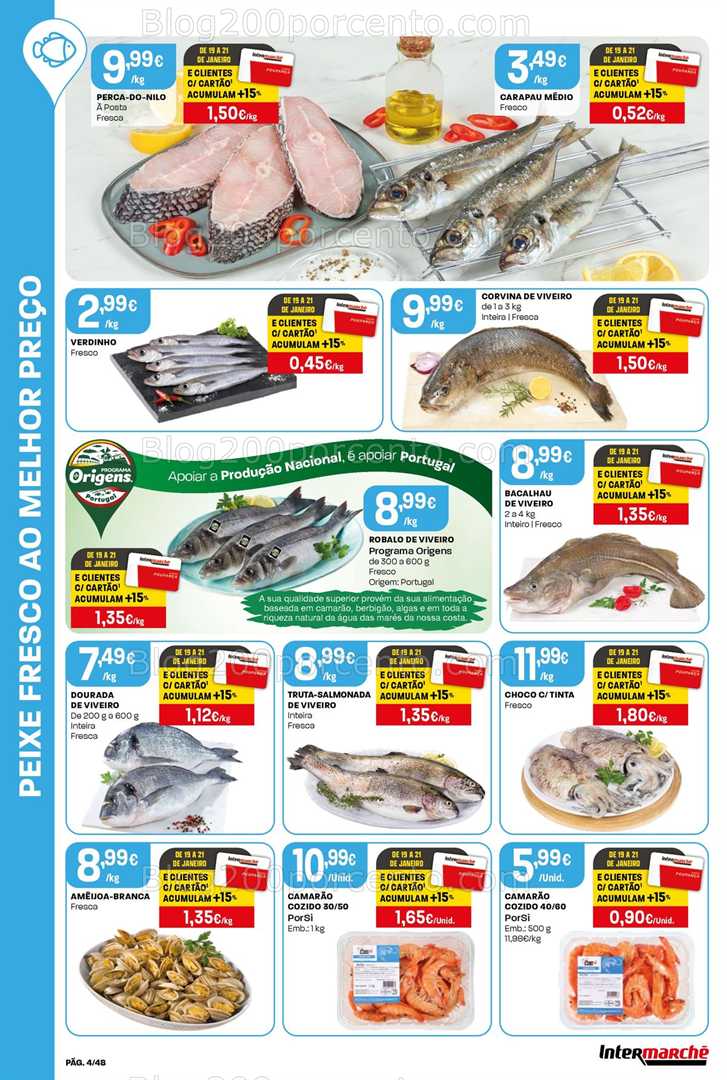 Antevisão Folheto INTERMARCHÉ Super Promoções de 15 a 21 janeiro