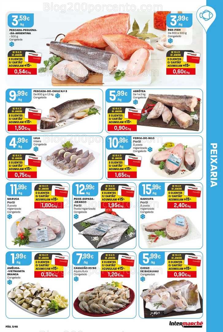 Antevisão Folheto INTERMARCHÉ Super Promoções de 15 a 21 janeiro