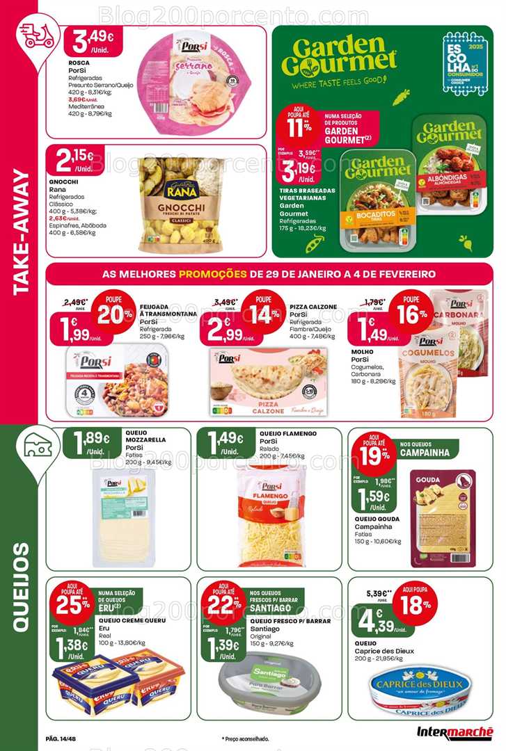 Antevisão Folheto INTERMARCHÉ Promoções de 29 janeiro a 4 fevereiro