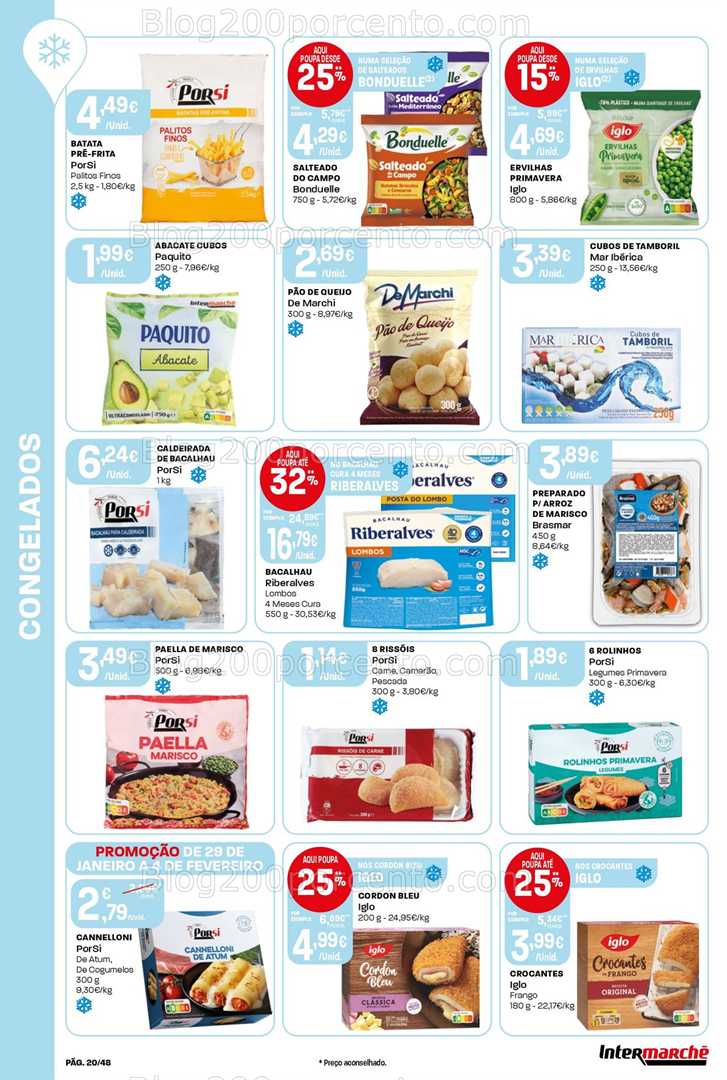 Antevisão Folheto INTERMARCHÉ Promoções de 29 janeiro a 4 fevereiro