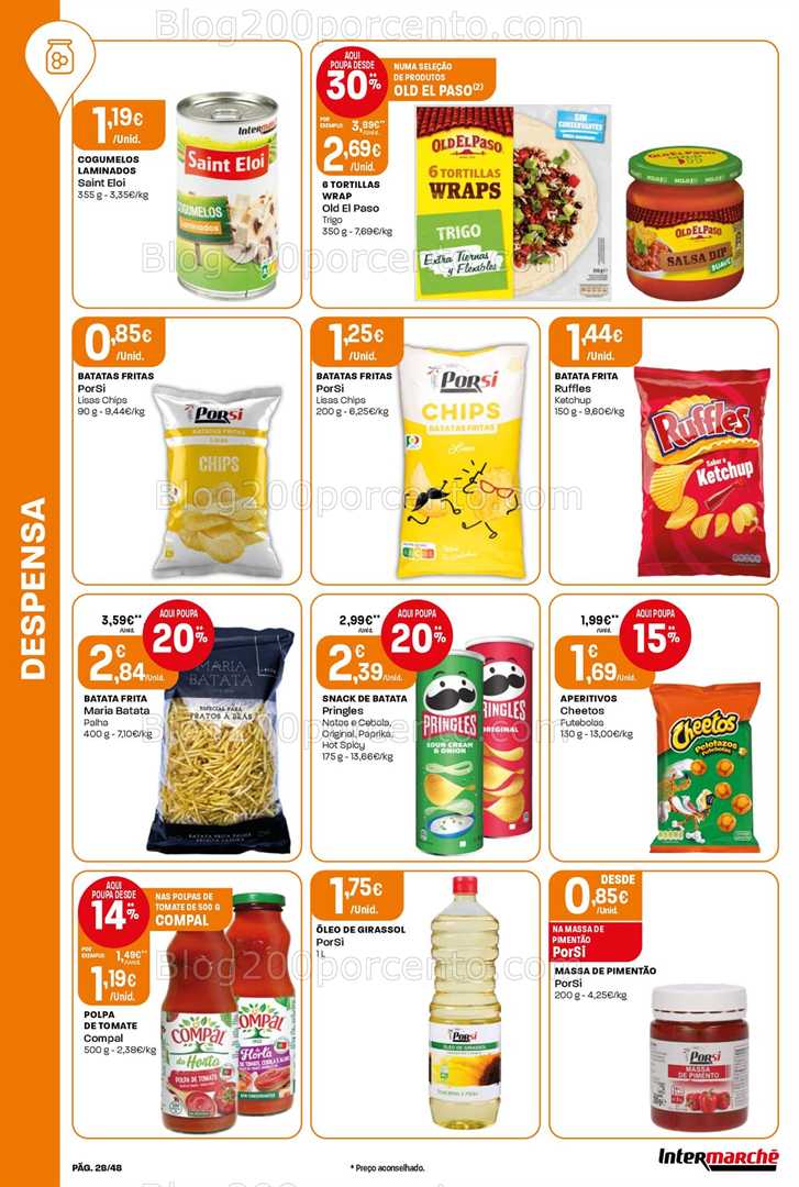 Antevisão Folheto INTERMARCHÉ Promoções de 29 janeiro a 4 fevereiro