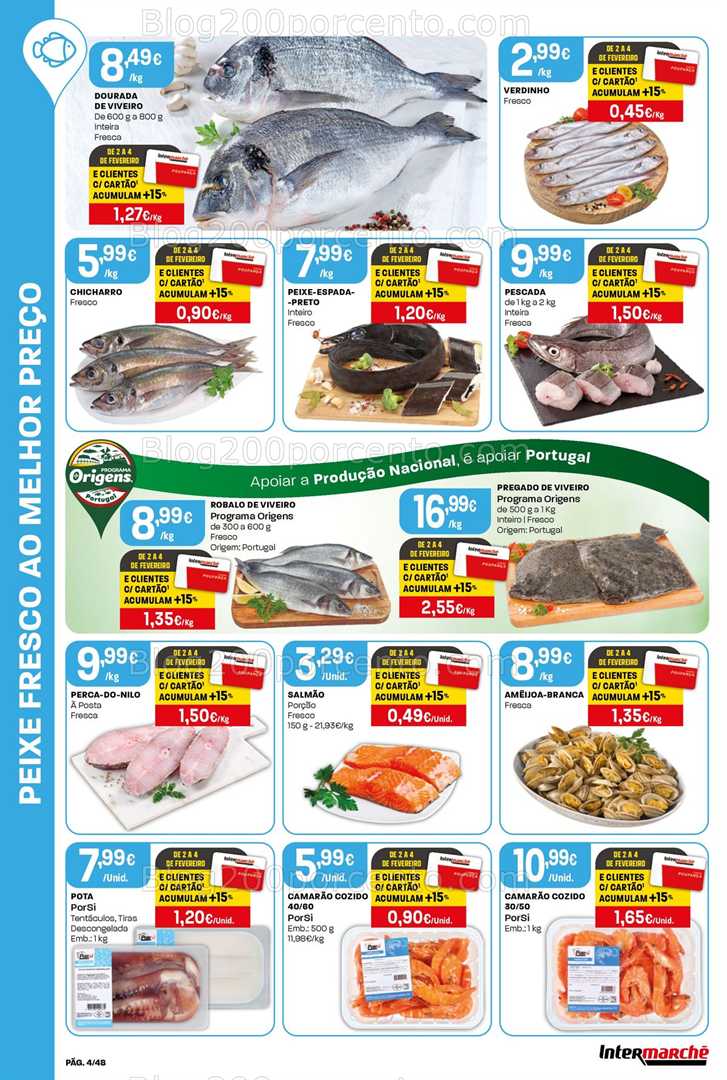 Antevisão Folheto INTERMARCHÉ Promoções de 29 janeiro a 4 fevereiro