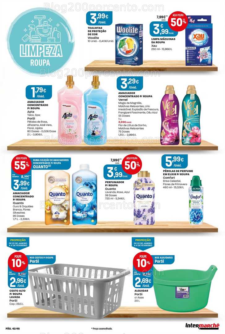 Antevisão Folheto INTERMARCHÉ Promoções de 29 janeiro a 4 fevereiro