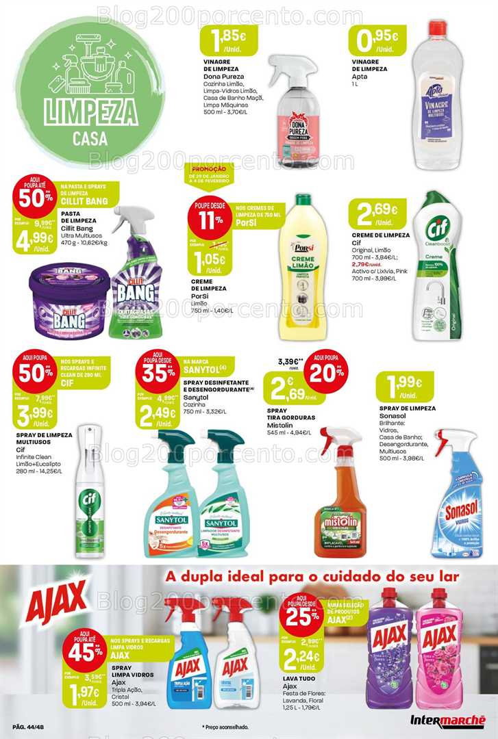 Antevisão Folheto INTERMARCHÉ Promoções de 29 janeiro a 4 fevereiro