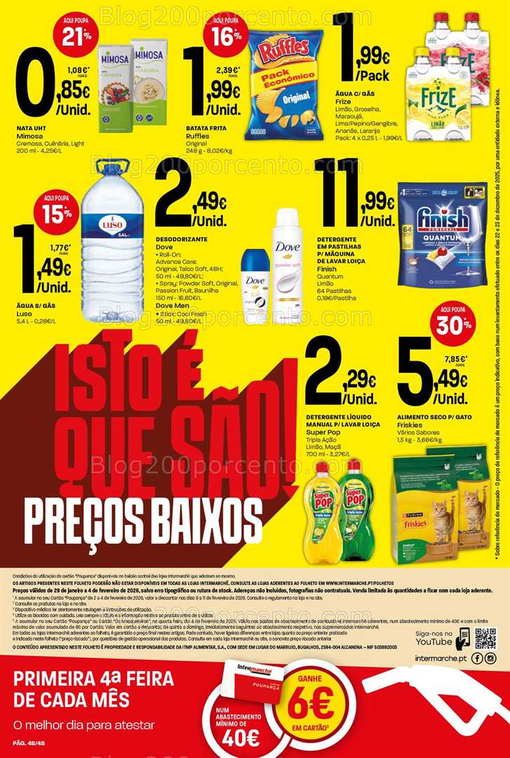 Antevisão Folheto INTERMARCHÉ Promoções de 29 janeiro a 4 fevereiro