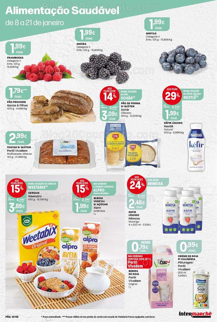 Antevisão Folheto INTERMARCHÉ Super Promoções de 8 a 14 janeiro
