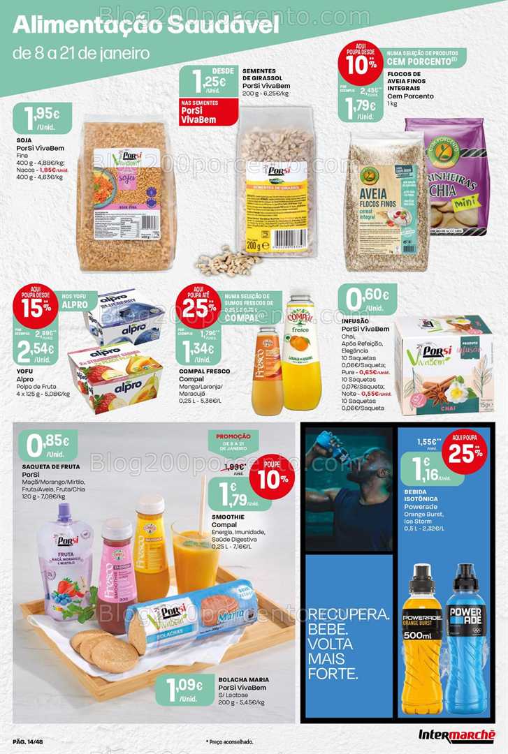 Antevisão Folheto INTERMARCHÉ Super Promoções de 8 a 14 janeiro