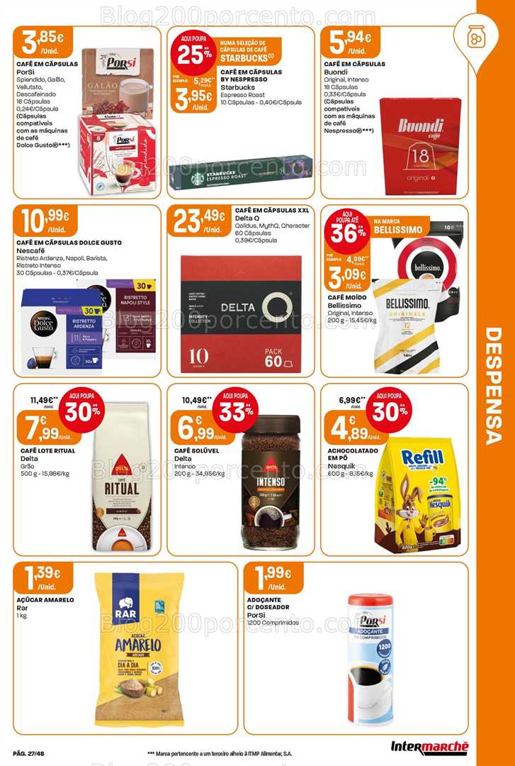 Antevisão Folheto INTERMARCHÉ Super Promoções de 8 a 14 janeiro