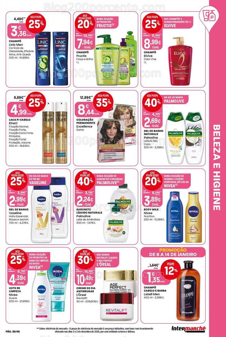 Antevisão Folheto INTERMARCHÉ Super Promoções de 8 a 14 janeiro