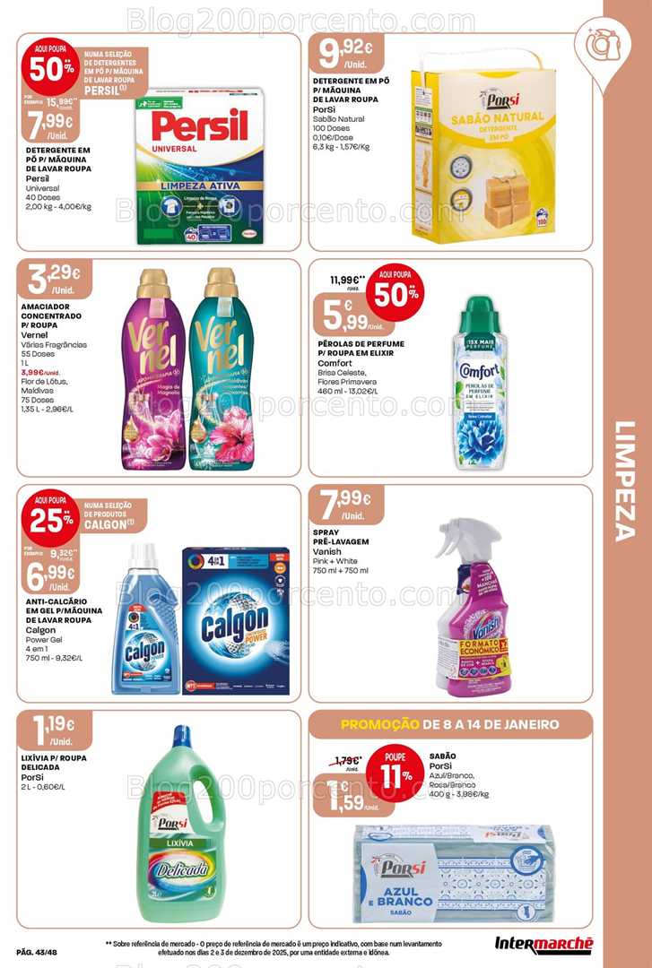 Antevisão Folheto INTERMARCHÉ Super Promoções de 8 a 14 janeiro