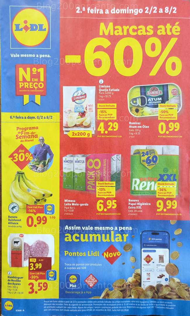 Antevisão Folheto LIDL Promoções de 2 a 8 fevereiro