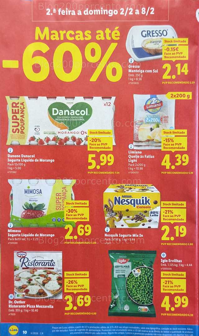 Antevisão Folheto LIDL Promoções de 2 a 8 fevereiro
