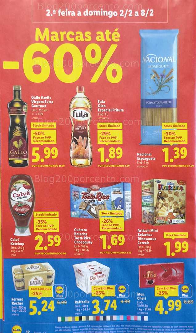 Antevisão Folheto LIDL Promoções de 2 a 8 fevereiro