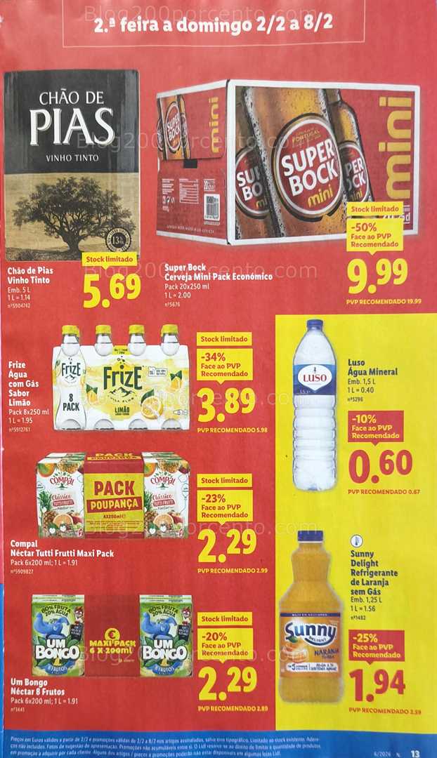 Antevisão Folheto LIDL Promoções de 2 a 8 fevereiro